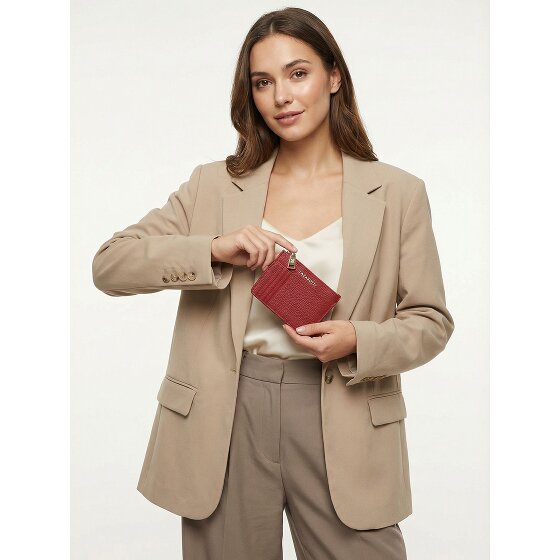 Lazarotti Skórzane etui na klucze Bologna Skórzane etui na klucze 11,5 cm z przegródką na przywieszkę powietrzną