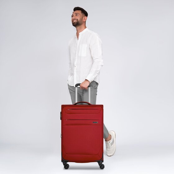 Worldpack Chicago 4 kółka Walizka M 67 cm z plisą rozprężną