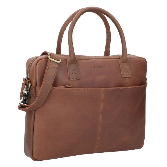 Burkely Vintage Jack Briefcase Leather 37 cm Komora na laptopa