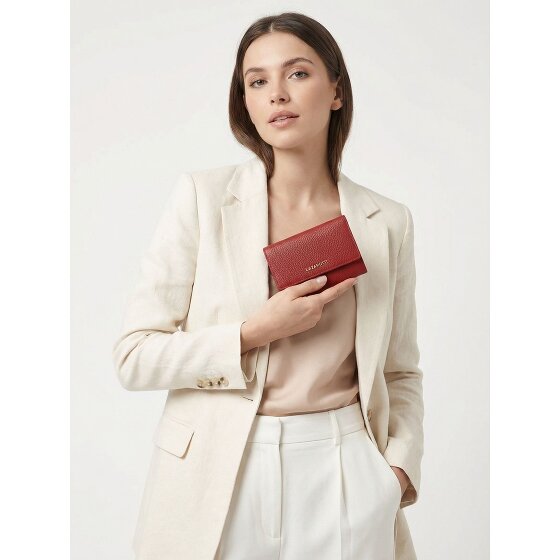 Lazarotti Portfel Bologna Leather XL z kieszenią zapinaną na zamek dookoła, Skóra, 14 cm