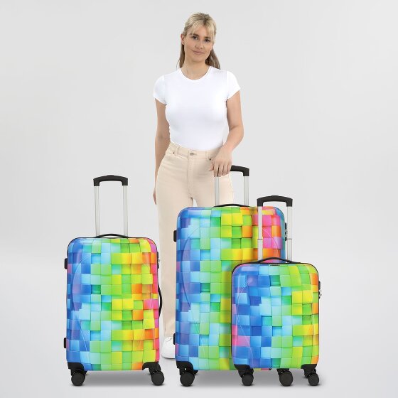 Nowi Santa Cruz 4 kółka Zestaw walizek 3-części