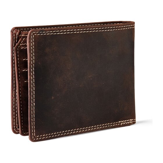 Jack Kinsky Baltimore 101 Portfel Ochrona RFID Skórzany 13 cm