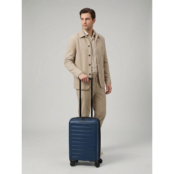 d&n Toronto 4 kółka Walizka kabinowy S 54 cm z plisą rozprężną