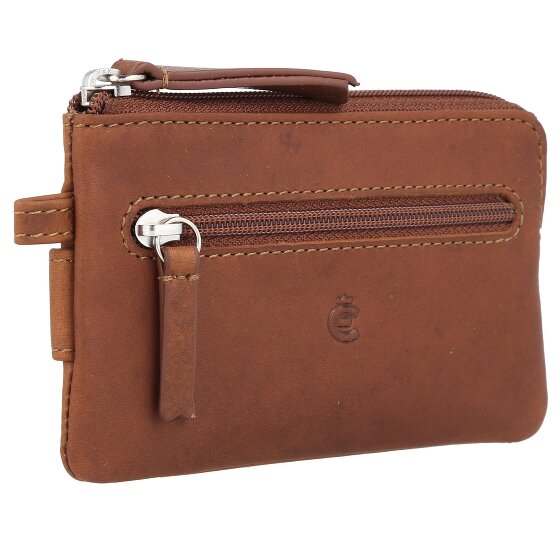 Esquire Dallas Portfel z kluczem Skórzany 13 cm