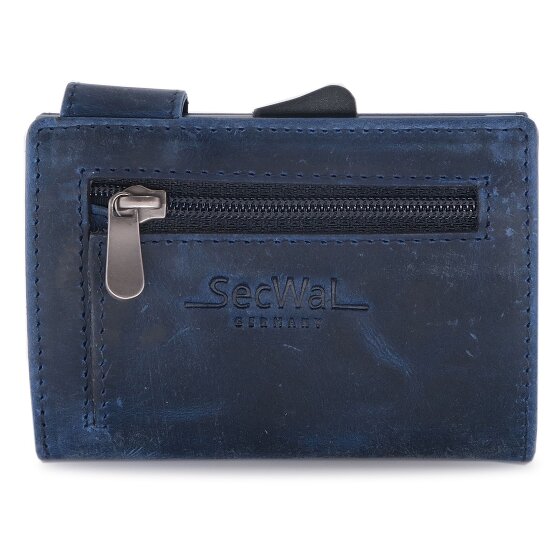 SecWal Skórzane etui na karty kredytowe RFID 9 cm