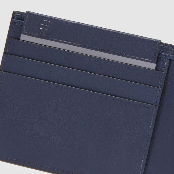Piquadro Liko Portfel Ochrona RFID Skórzany 11 cm