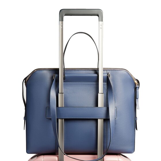 Piquadro Koło torba na laptopa skórzana 40 cm przegroda na laptopa