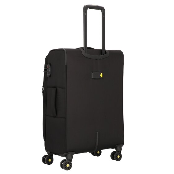 d&n Travel Line 9704 4 kółka Walizka M 68 cm z plisą rozprężną