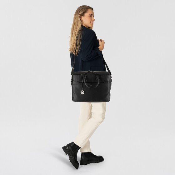 Braun Büffel Hanna Teczka Skórzany 41 cm Komora na laptopa