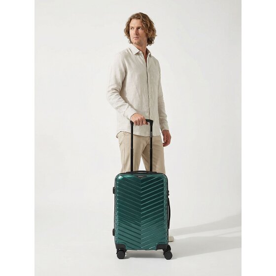 Redolz Essentials 18 4 kółka Walizka kabinowy 55 cm z plisą rozprężną