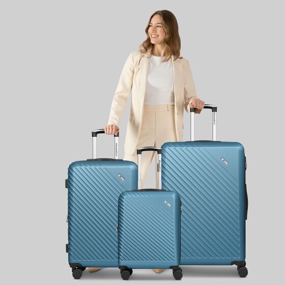 Check.In Paradise 2.0 4 kółka Zestaw walizek 3-części z plisą rozprężną