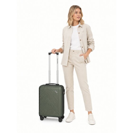 Check.In Paradise 2.0 4 kółka Walizka kabinowa S 55 cm z funkcją poszerzenia