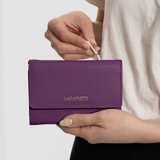 Lazarotti Bologna Leather Portfel Skórzany 14 cm