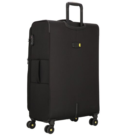 d&n Travel Line 9704 4 kółka Walizka L 78 cm z plisą rozprężną