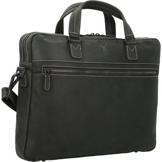 Jack Kinsky Teczka Baltimore 8 Skórzana przegroda na laptopa 40 cm