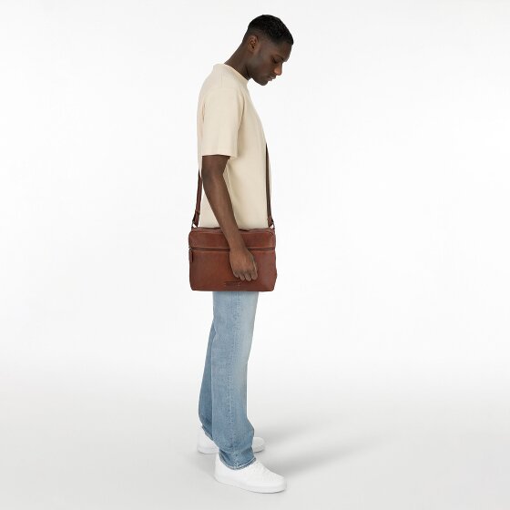 Jack Kinsky Porto Torba na ramię Skórzany 33 cm