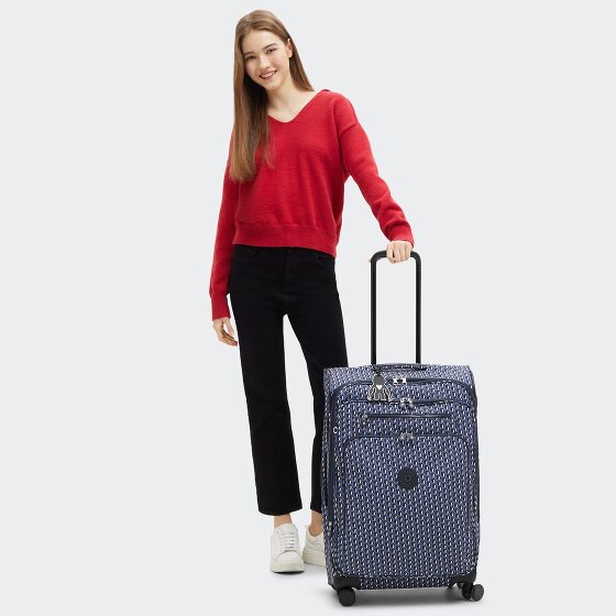 Kipling New Youri Spin M 4 kółka Walizka M 68 cm z plisą rozprężną