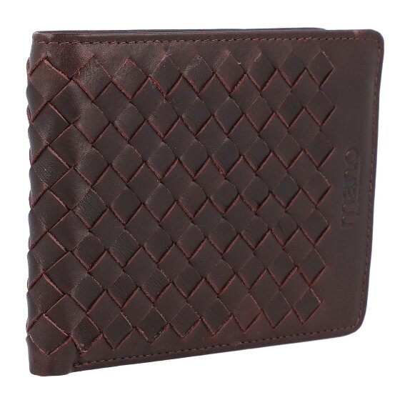 mano Don Luca portfel skórzany 13 cm