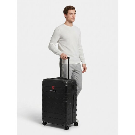 Tonino Lamborghini Milano 4 kółka Walizka L 72 cm z funkcją poszerzenia