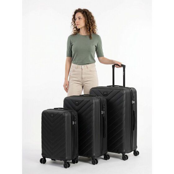 Redolz Essentials 07 3-SET 4 kółka Zestaw walizek 3-części