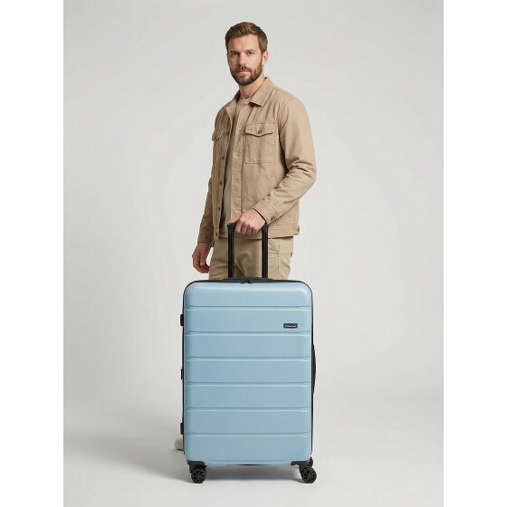 Saxoline Miami 4 kółka Walizka L 75 cm z plisą rozprężną