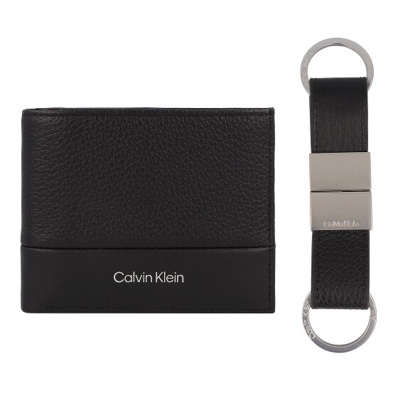 Calvin Klein Portfel Ochrona RFID Skórzany 11 cm Pudełko na prezenty