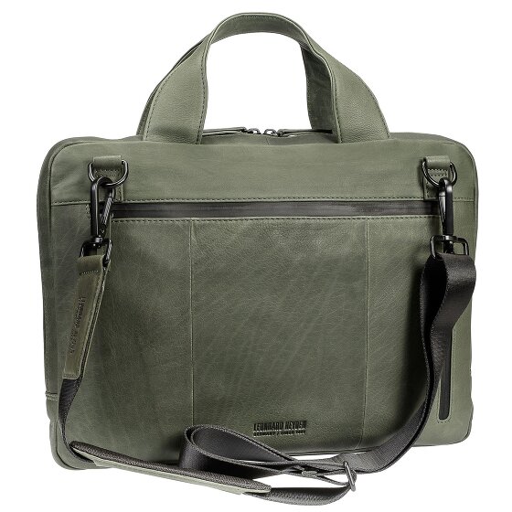 Leonhard Heyden Haga Teczka skórzana 38 cm Komora na laptopa