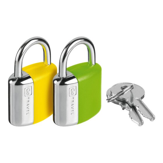 Go Travel Zestaw kłódek do akcesoriów bagażowych 2 szt.