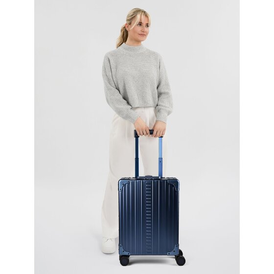 Aleon Aluminiowa walizka kabinowa na 4 kółkach, 50 cm, z przegrodą na laptopa
