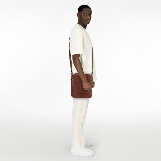 Jack Kinsky Porto Torba na ramię Skórzany 20 cm