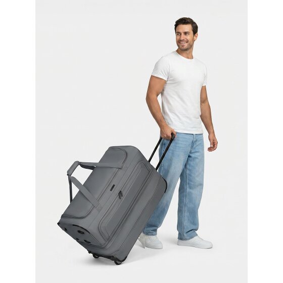 Redolz Torba podróżna na 2 kółkach Duffle Essentials 70 cm L z klapą rozporową