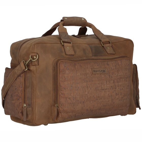 Greenland Nature Nature Weekender Travel Bag Leather 50 cm Laptop Compartment