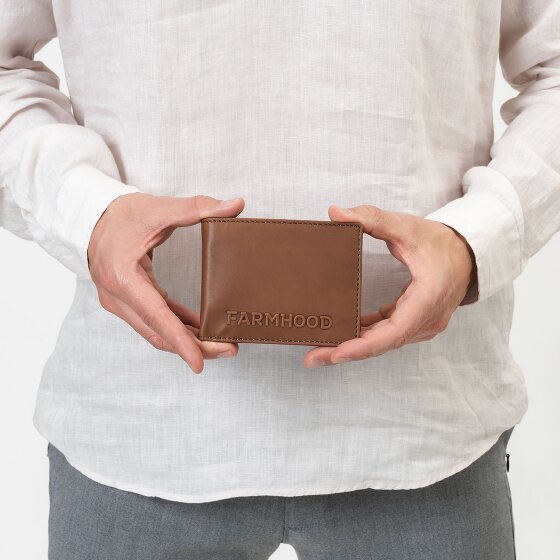 Farmhood Nashville Portfel Ochrona RFID Skórzany 13 cm
