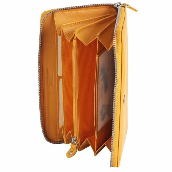 Greenburry Portfel gąbczasty skóra 19 cm