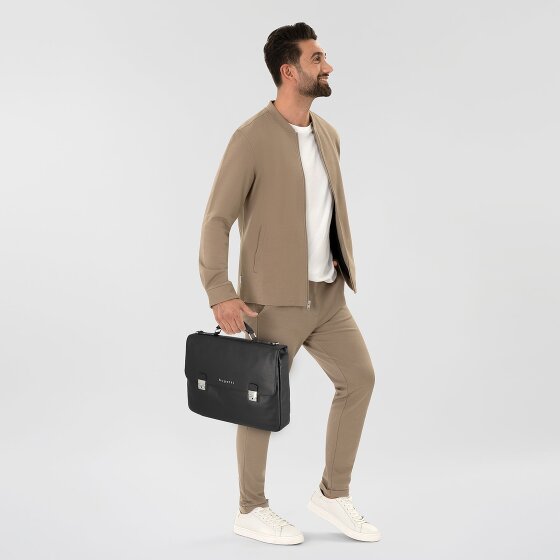 bugatti Teczka Valencia RFID skórzana 40 cm przegroda na laptopa