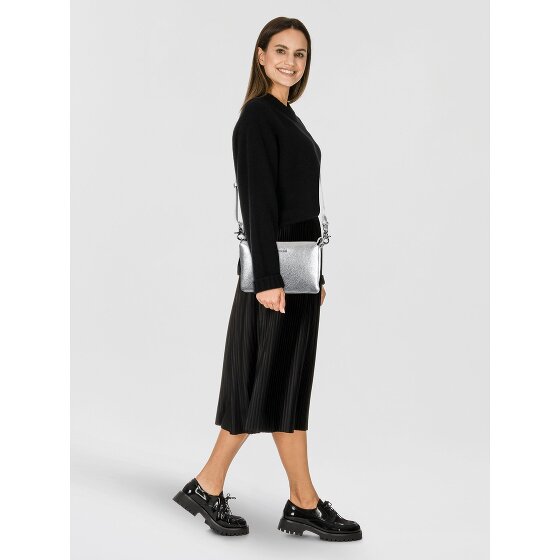 Mandarina Duck Mellow Metal Torba na ramię Skórzany 23 cm