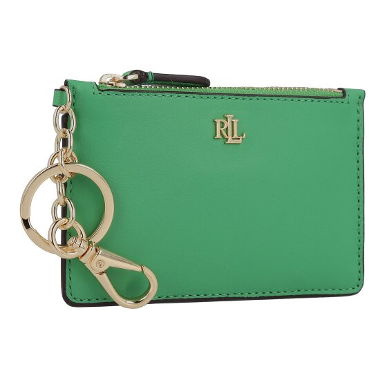 Lauren Ralph Lauren Zip Card Portfel z kluczem Skórzany 13 cm
