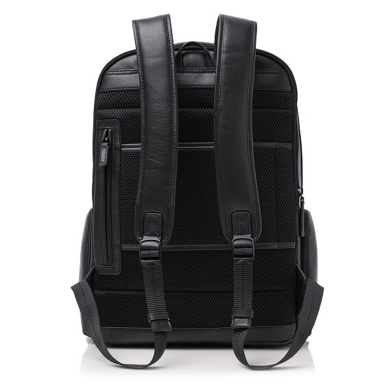 Castelijn & Beerens Plecak podróżny Nappa X z przegrodą na laptopa 43 cm ze skóry RFID