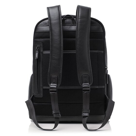 Castelijn & Beerens Plecak podróżny Nappa X z przegrodą na laptopa 43 cm ze skóry RFID
