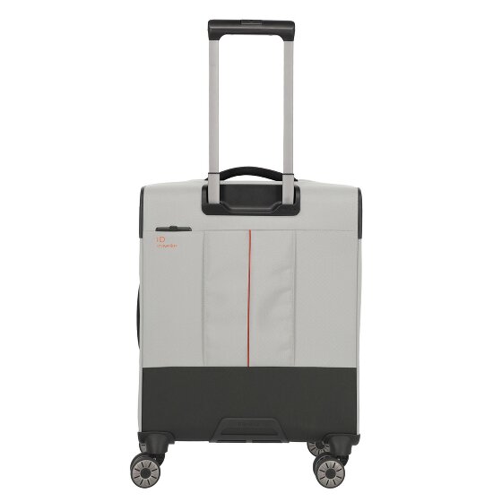 Travelite Crosslite 4 kółka Walizka kabinowy S 55 cm Komora na laptopa