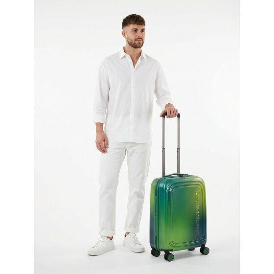 Mandarina Duck Logoduck + 4 kółka Walizka kabinowa 55 cm z funkcją poszerzenia