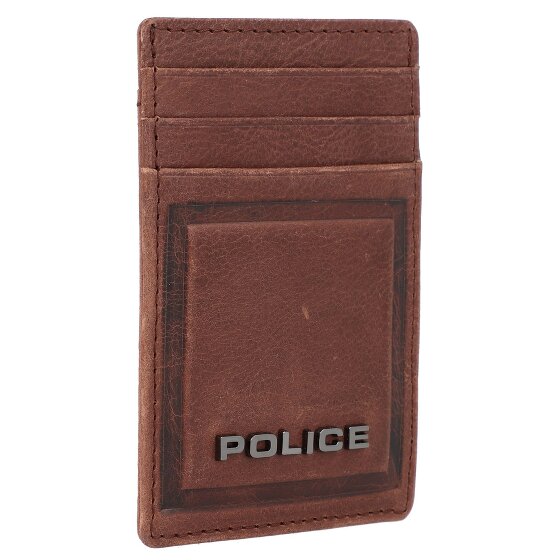 Police PT16-08536 Etui na karty kredytowe skórzane 7 cm z klipsem na pieniądze