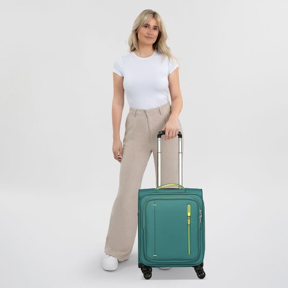 American Tourister Cloudrider 4 kółka Walizka kabinowy S 55 cm z plisą rozprężną