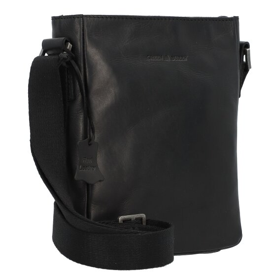Greenburry Pure Black Torba na ramię Skórzany 17 cm