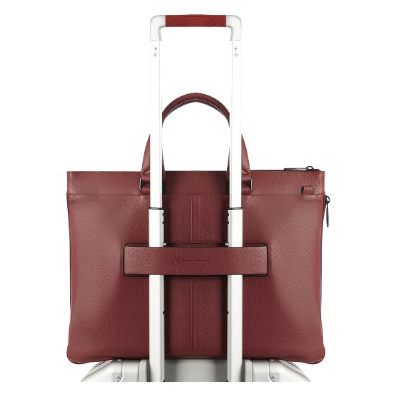 Piquadro Russel Teczka Ochrona RFID Skórzany 42 cm Komora na laptopa