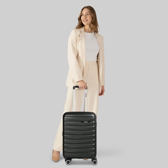 Bench Paris 4 kółka Walizka kabinowy S 56 cm z plisą rozprężną