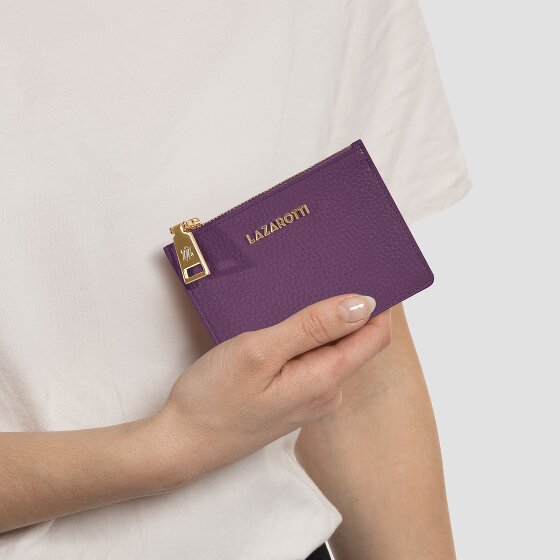 Lazarotti Bologna Leather Portfel z kluczem Skórzany 11.5 cm