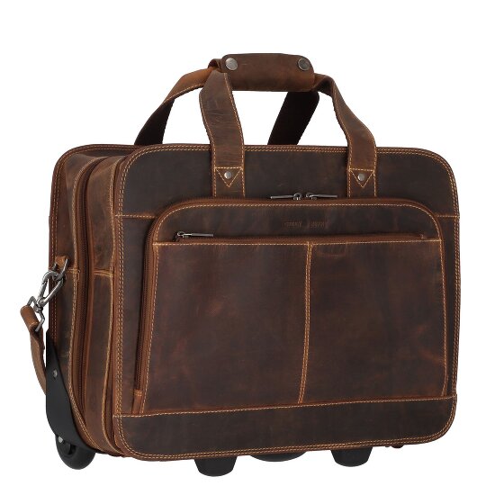 Greenburry Vintage 2 kółka Walizka biznesowy 33 cm Komora na laptopa
