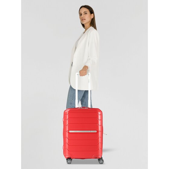 Samsonite Flux 4 kółka Walizka kabinowy 55 cm z plisą rozprężną