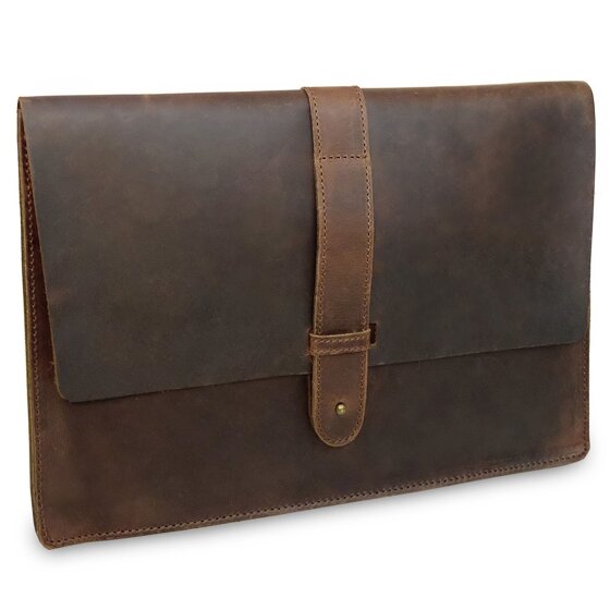 Buckle & Seam Skórzany pokrowiec na laptopa Aspen 20,5 cm